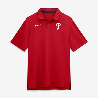 Men's Nike Red Philadelphia Phillies Tour Dri-FIT Polo