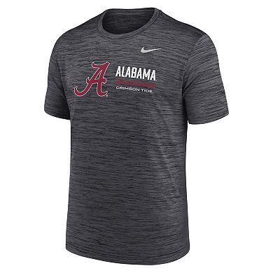 Men's Nike Anthracite Alabama Crimson Tide Sideline Velocity Dri-FIT T-Shirt