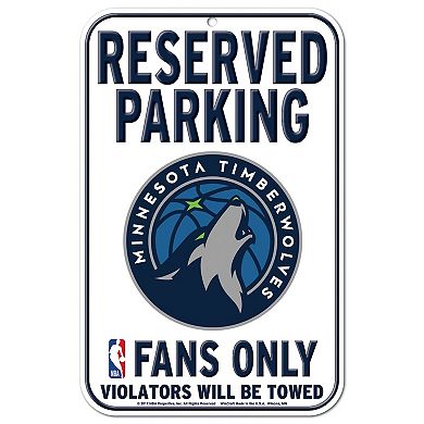 WinCraft Minnesota Timberwolves 11" x 17" Indoor/Outdoor Sign