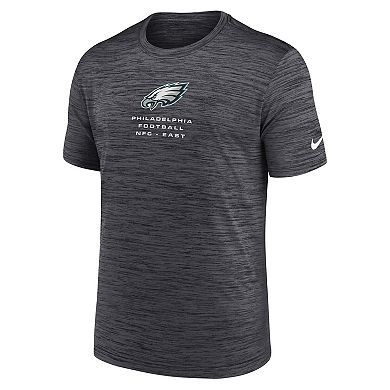 Men's Nike Anthracite Philadelphia Eagles Velocity Ball Carrier Dri-FIT T-Shirt
