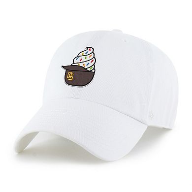 Preschool '47 White San Diego Padres Ice Cream Helmet Clean Up Adjustable Hat