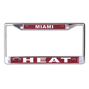 WinCraft Miami Heat S/L Mega Graphics Metal License Plate Frame