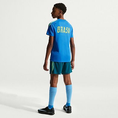 Youth Nike Blue Brazil National Team 2026 Strike Dri-FIT Top