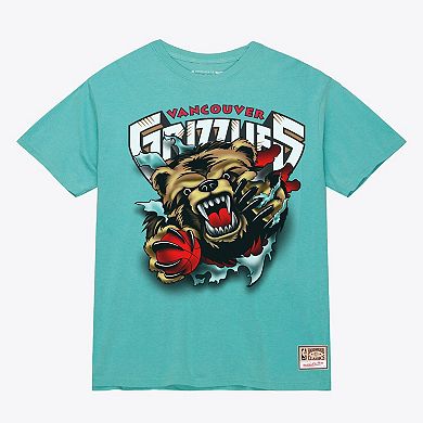 Men's Mitchell & Ness Turquoise Vancouver Grizzlies Breakthrough T-Shirt
