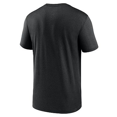 Men's Nike Black Oregon Ducks 2025 Sideline Small Logo Legend Dri-FIT T-Shirt