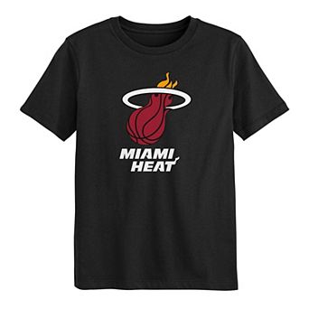 Preschool Outerstuff Black Miami Heat Primary Logo T-Shirt