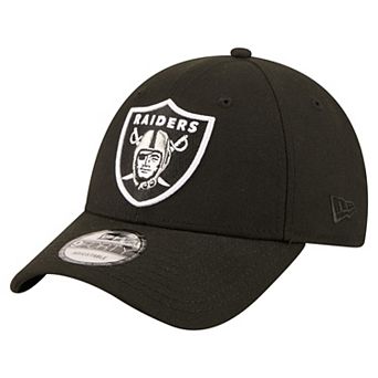 Men's New Era Black Las Vegas Raiders Core Team 9FORTY Adjustable Hat