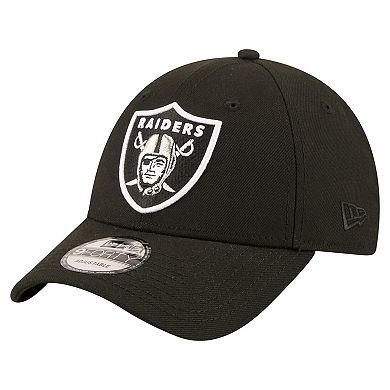 Men's New Era Black Las Vegas Raiders Core Team 9FORTY Adjustable Hat