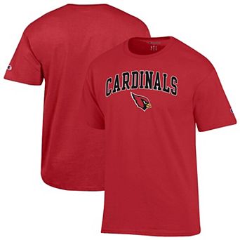 Men's Champion Cardinal Arizona Cardinals Arch Over Logo T-Shirt