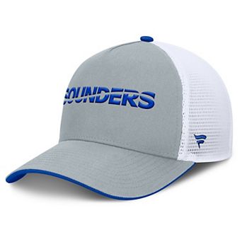 Men's Fanatics Gray Seattle Sounders FC Knuckle Trucker Adjustable Hat