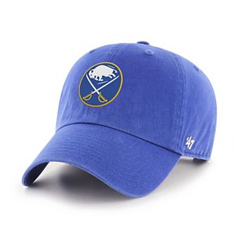 Men's '47 Royal Buffalo Sabres Logo Clean Up Adjustable Hat