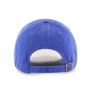 Men's '47 Royal Buffalo Sabres Logo Clean Up Adjustable Hat