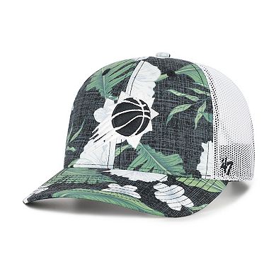 Men's '47 Black Phoenix Suns Beach Side Trucker Adjustable Hat