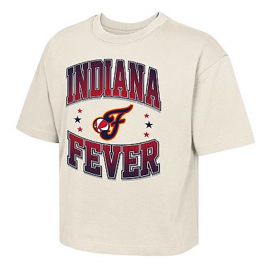 Youth Outerstuff Natural Indiana Fever Unbeatable Boxy T-Shirt