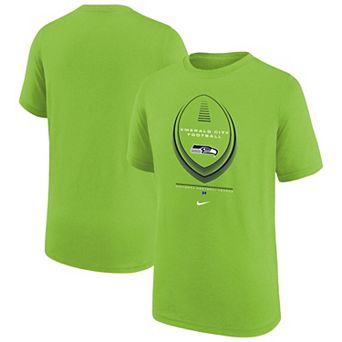 Youth Nike Neon Green Seattle Seahawks Icon Legend Dri-FIT T-Shirt