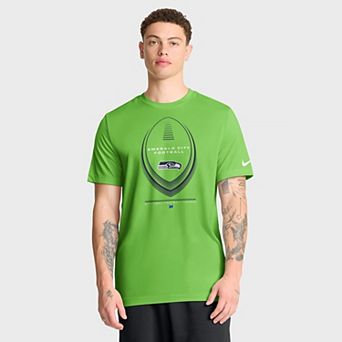 Men's Nike Neon Green Seattle Seahawks Legend Icon Dri-FIT T-Shirt