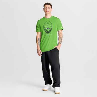Men's Nike Neon Green Seattle Seahawks Legend Icon Dri-FIT T-Shirt