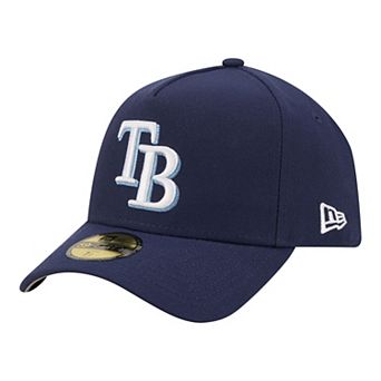 Men's New Era Navy Tampa Bay Rays A-Frame 59FORTY Fitted Hat