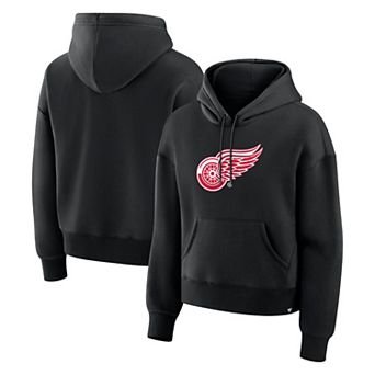 Women's Fanatics Black Detroit Red Wings Hoodie