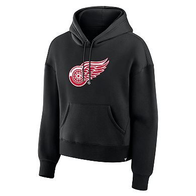 Women's Fanatics Black Detroit Red Wings Hoodie