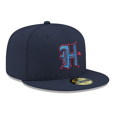 Men's New Era Navy Houston Texans 59FIFTY Fitted Hat
