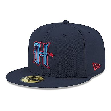 Men's New Era Navy Houston Texans 59FIFTY Fitted Hat