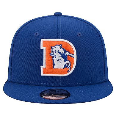 Men's New Era Royal Denver Broncos 9FIFTY Snapback Hat