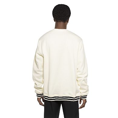 Men's New Era White San Francisco Giants Throwback Sweatshirt
