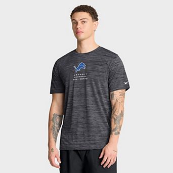 Men's Nike Anthracite Detroit Lions Velocity Ball Carrier Dri-FIT T-Shirt
