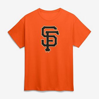 Men's Logo Athletic Orange San Francisco Giants Official Logo T-Shirt