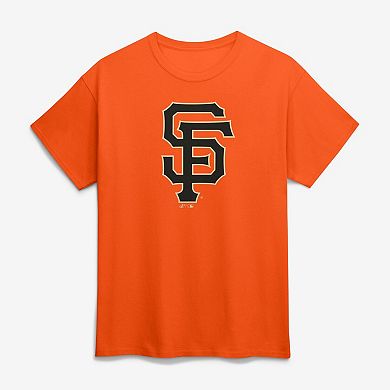 Men's Logo Athletic Orange San Francisco Giants Official Logo T-Shirt