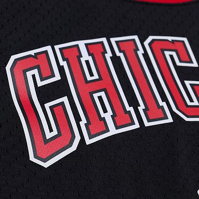 Men's Mitchell & Ness Derrick Rose Black Chicago Bulls Big & Tall 2010/11 Swingman Jersey