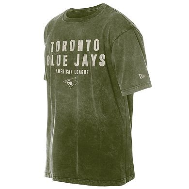 Men's New Era Olive Toronto Blue Jays 2026 Armed Forces Day T-Shirt