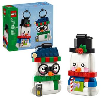 LEGO Seasonal Snowman Ornaments 40812 Building Kit (168 Pieces)