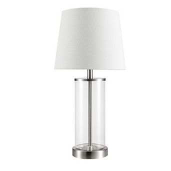 Globe Electric Maya 21 in White Table Lamp