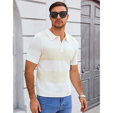 Mens Short Sleeve Casual Pullover Comfortable