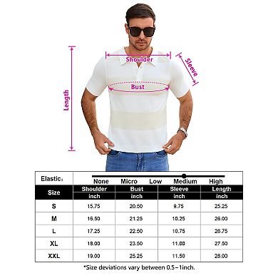 Mens Short Sleeve Casual Pullover Comfortable