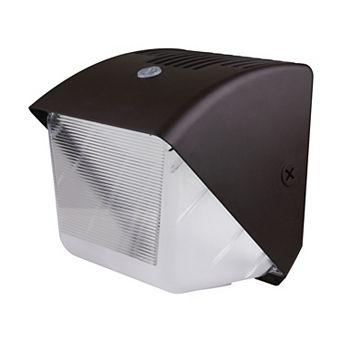 Satco Nuvo 8.44 in H X 8.5 in W X 7.45 in L Bronze Wall Pack