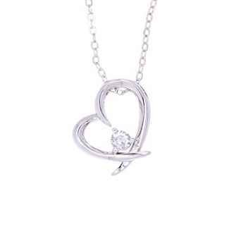 Traditions Jewelry Company Birthstone Collection Heart Pendant Necklace