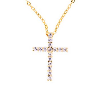 Traditions Jewelry Company Birthstone Collection Cross Pendant Necklace