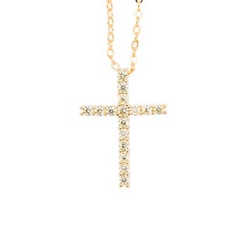 Traditions Jewelry Company Birthstone Collection Cross Pendant Necklace