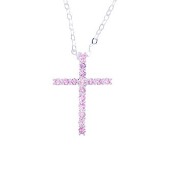 Traditions Jewelry Company Birthstone Collection Cross Pendant Necklace