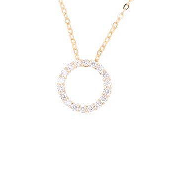 Traditions Jewelry Company Birthstone Collection Circle Pendant Necklace