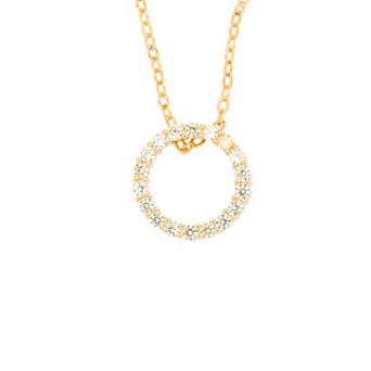 Traditions Jewelry Company Birthstone Collection Circle Pendant Necklace