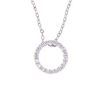Traditions Jewelry Company Birthstone Collection Circle Pendant Necklace