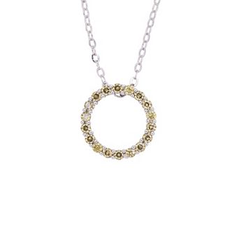 Traditions Jewelry Company Birthstone Collection Circle Pendant Necklace