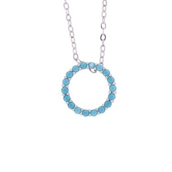 Traditions Jewelry Company Birthstone Collection Circle Pendant Necklace