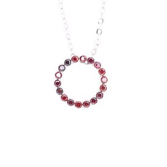 Traditions Jewelry Company Birthstone Collection Circle Pendant Necklace