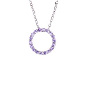 Traditions Jewelry Company Birthstone Collection Circle Pendant Necklace