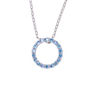 Traditions Jewelry Company Birthstone Collection Circle Pendant Necklace